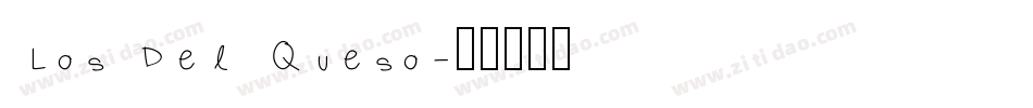 Los Del Queso字体转换